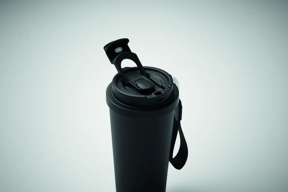 Topaz Large · Dubbelwandige beker 500ml – Zwart
