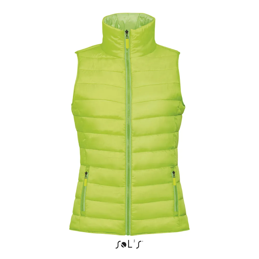 Wave Women · Wave dames bodywarmer 180g – Neon lime