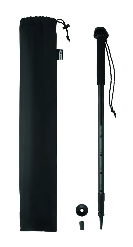 Nole One · Telescopische wandelstok – Zwart