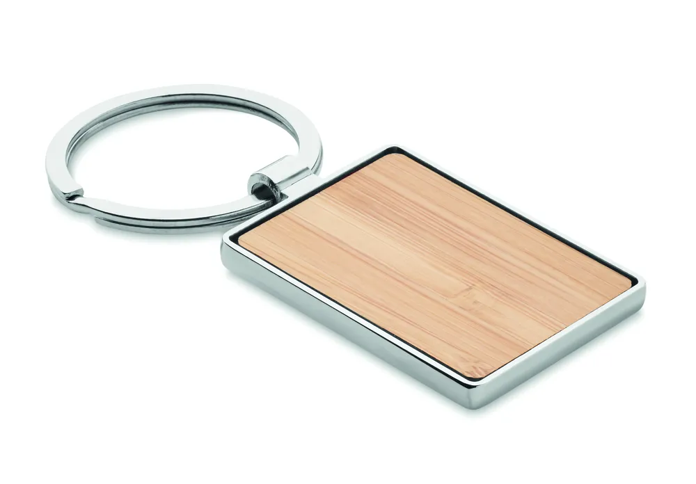 Bendigo · Bamboe sleutelhanger rechthoek – Hout