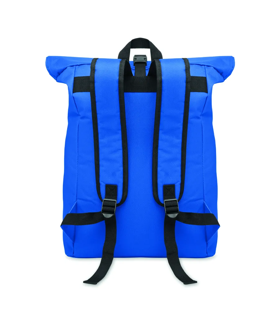 Irea · 600D polyester rolltop rugzak – Royal blauw