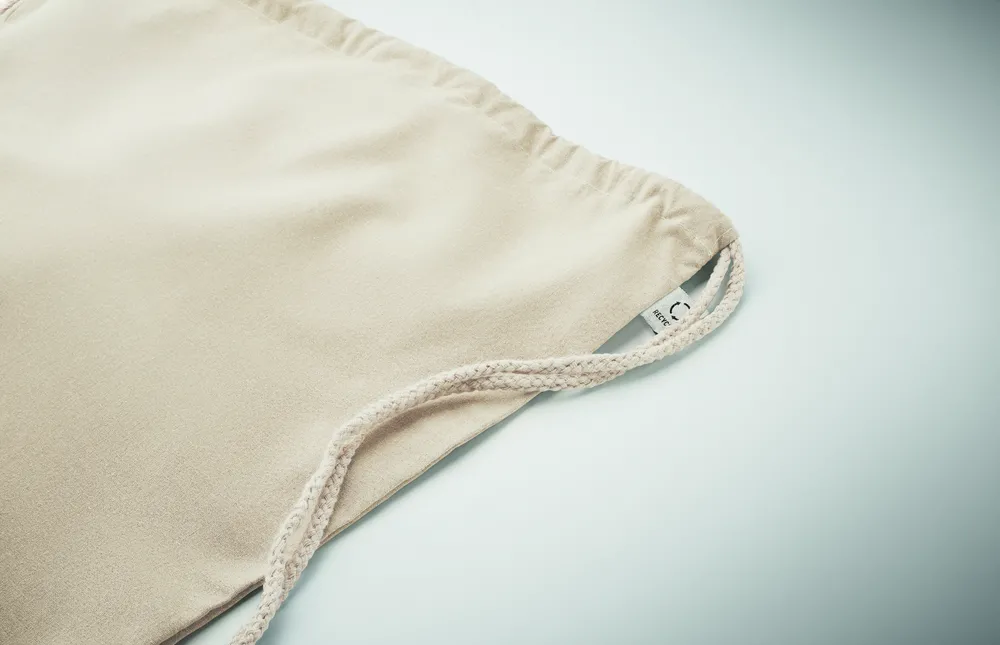 Cabetri · Trekkoord rugzak gerecycled – Beige