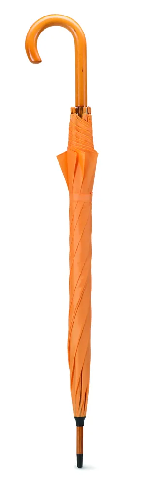 Cumuli · Paraplu met houten handvat – Oranje