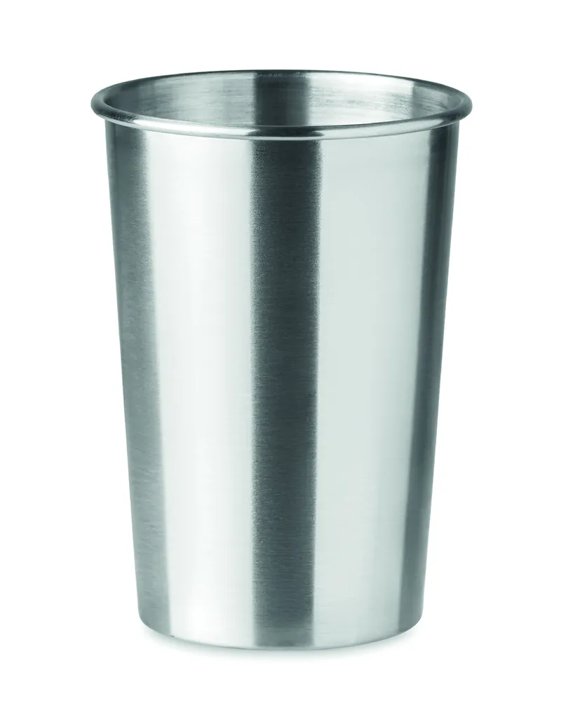Bongo · Rvs beker 350ml – Mat zilver