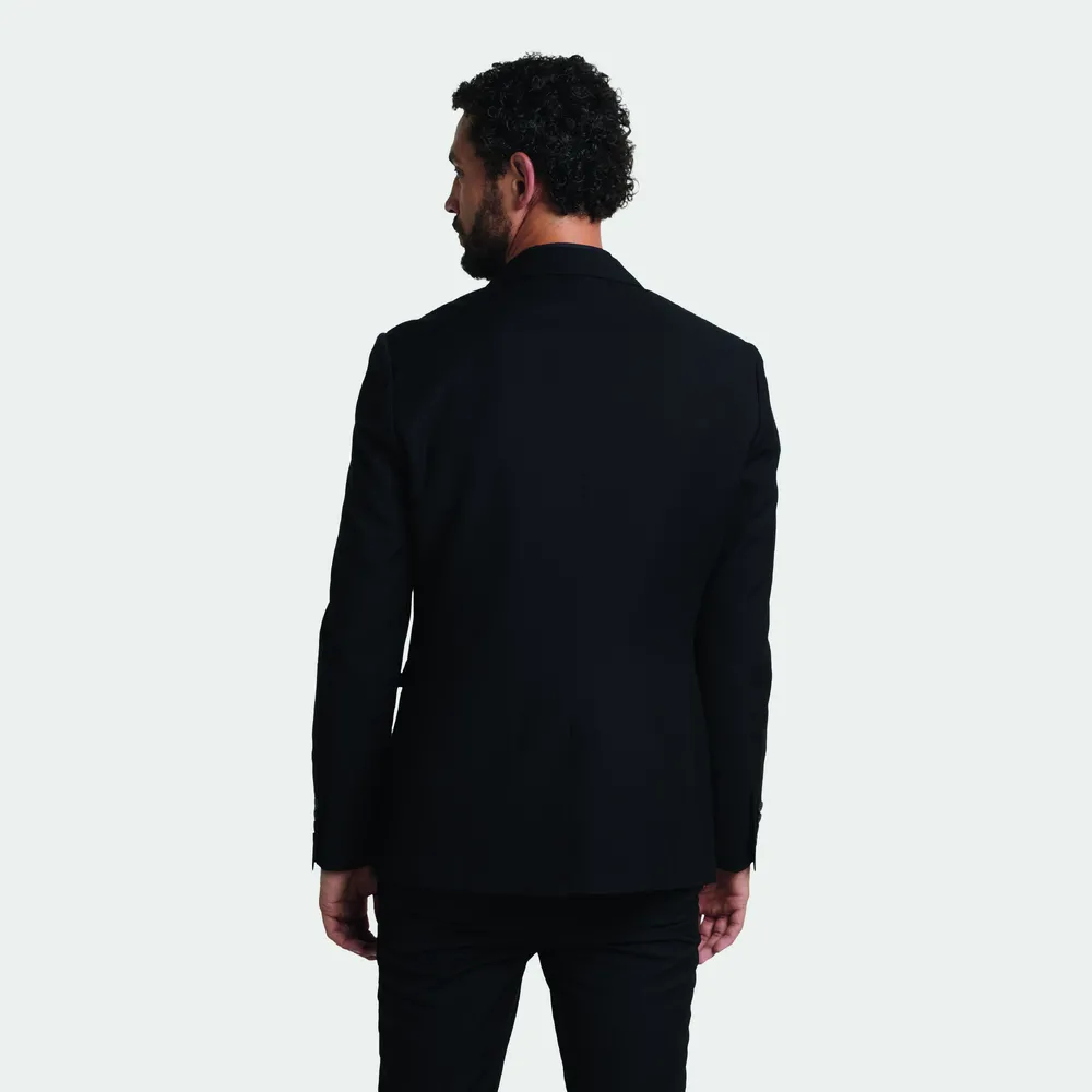 Marius Men Suit Jacket – Diep zwart