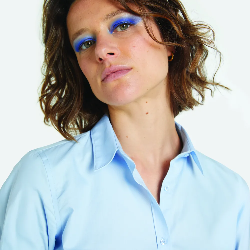 Blaise Women Shirt – Soft blue