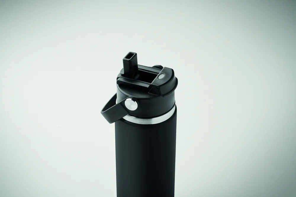Suma Grip · Dubbelwandige fles 500ml – Zwart