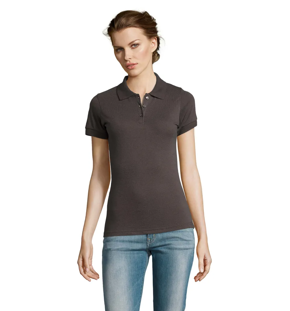 Prime Women · Prime dames polo200g – Donker grijs