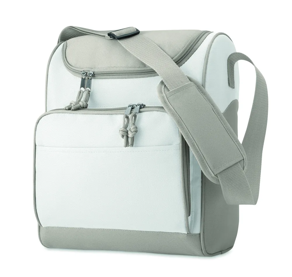 Zipper · Koeltas met voorvak – Wit