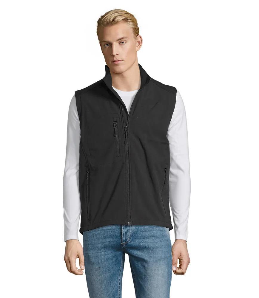 Rallye Men Softshell Jacket – Zwart