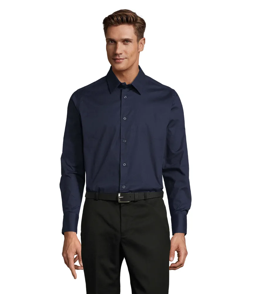 Brighton heren shirt 140g – Dark blue