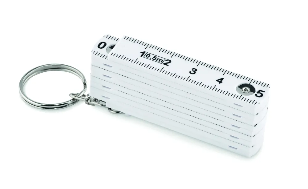 Fuster · Duimstok sleutelhanger 50cm – Wit