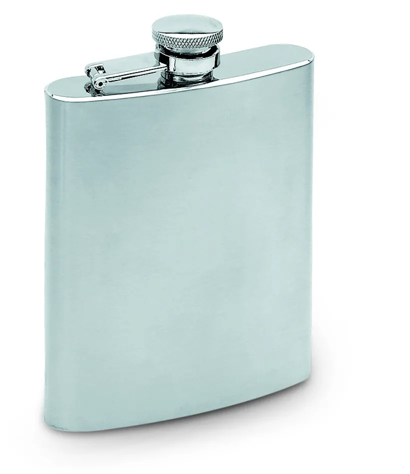 Slimmy Flask · Heupfles 200 ml – Mat zilver