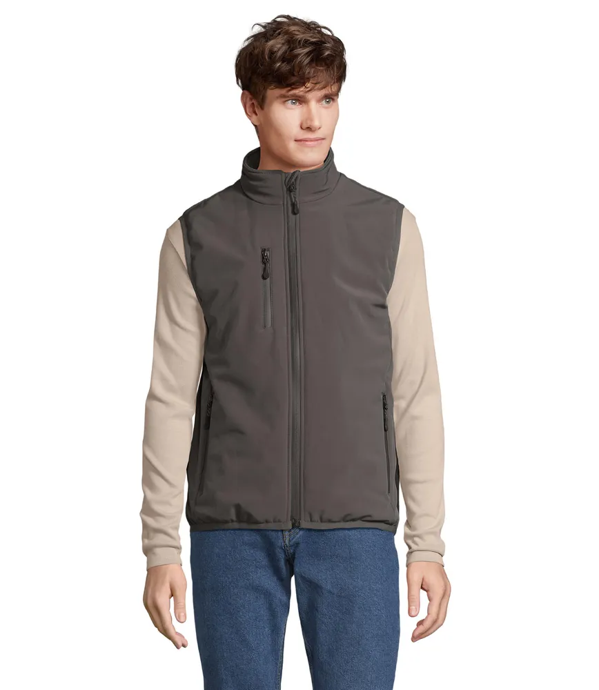 Falcon Padded Bodywarmer – Houtskool grijs