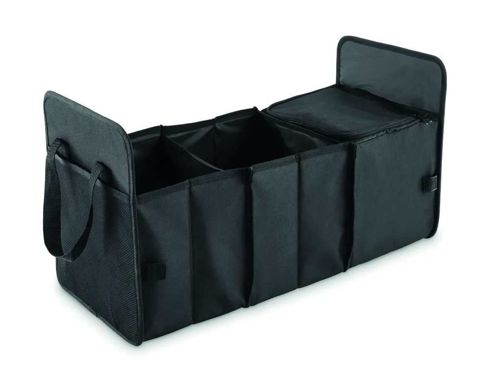 Organizer Cool · Opvouwbare auto-organizer – Zwart