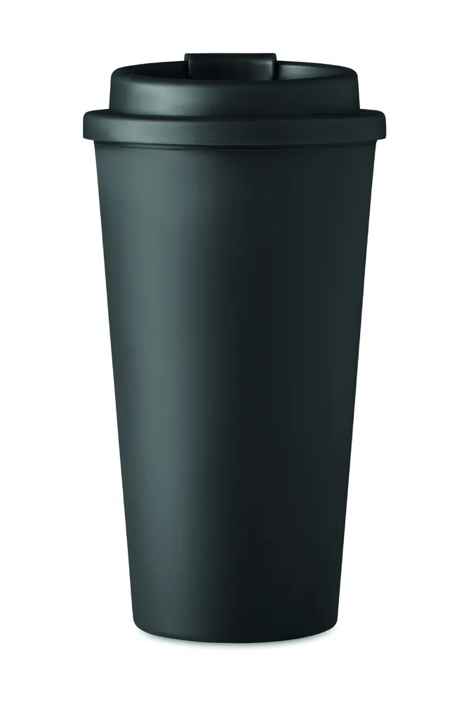Tuesday · Dubbelwandige drinkbeker 450 ml – Zwart