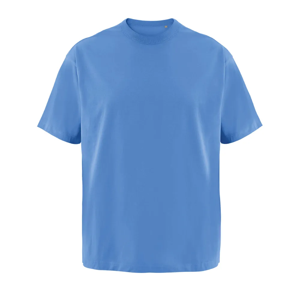 Boxy Men · Boxy Oversize T-shirt Heren – Azure