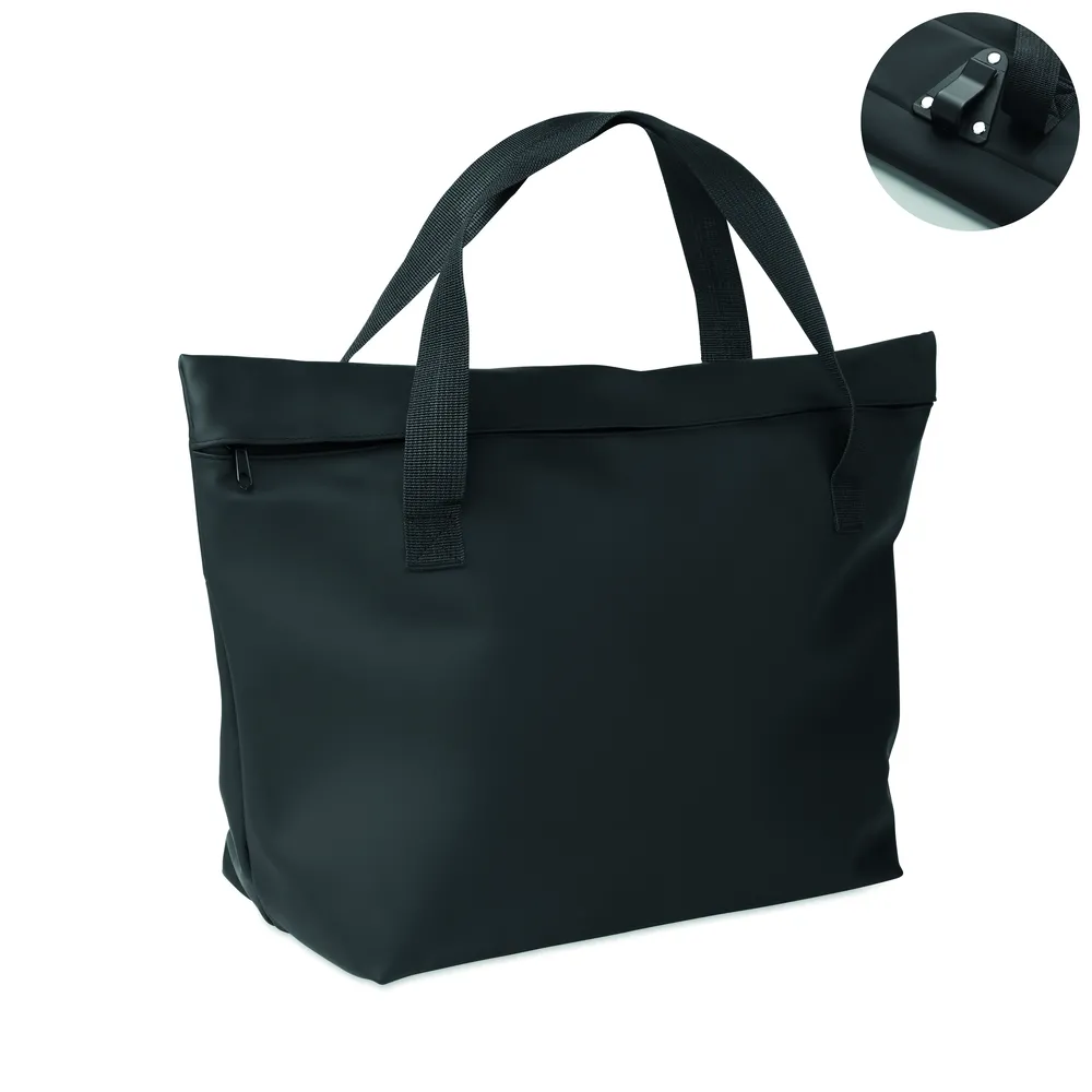 Ride Tote Bag · PU fiets boodschappentas 10L – Zwart
