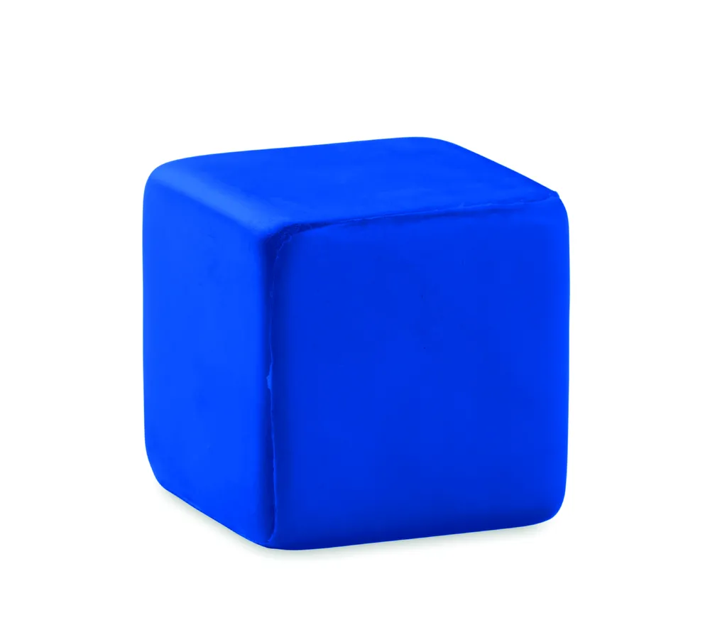 Squarax · Anti-stress vierkant – Blauw