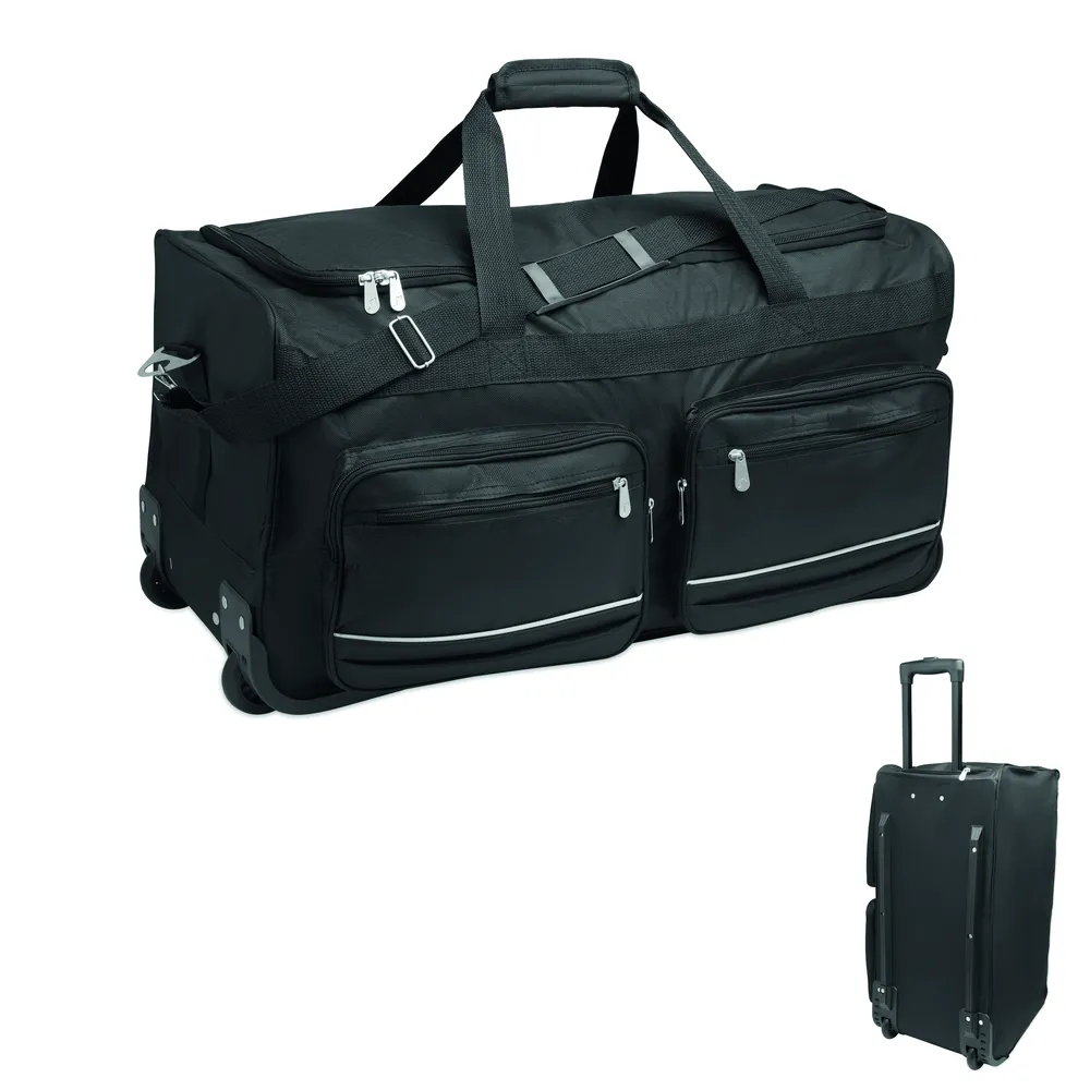 Itfits · 600D RPET reistas trolley – Zwart