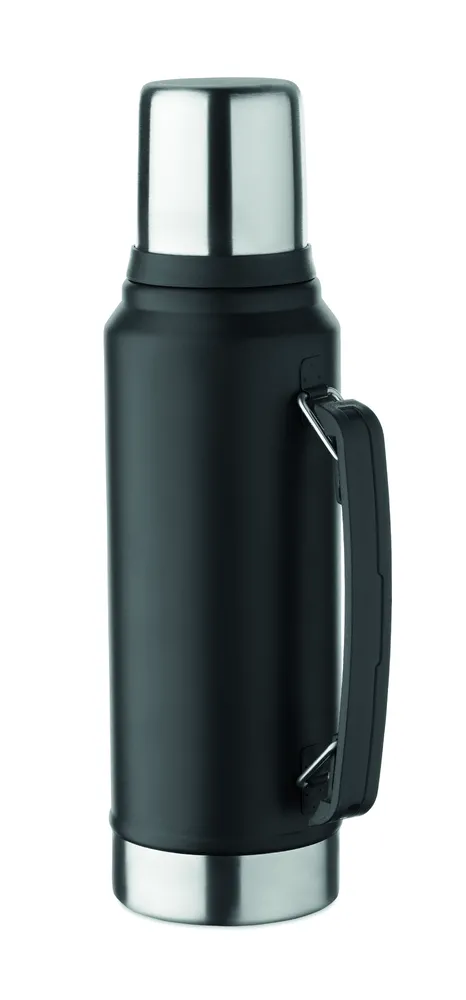 Nyima · Dubbelwandige fles 1L – Zwart