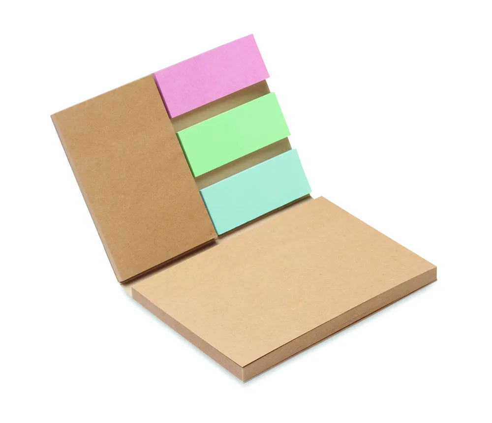 Maui · Gerecycled papieren memoblok – Beige