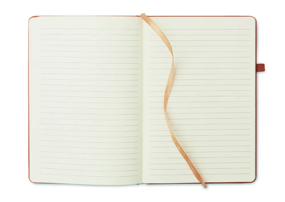 Baobab · Gerecycled PU A5 notitieboek – Bruin