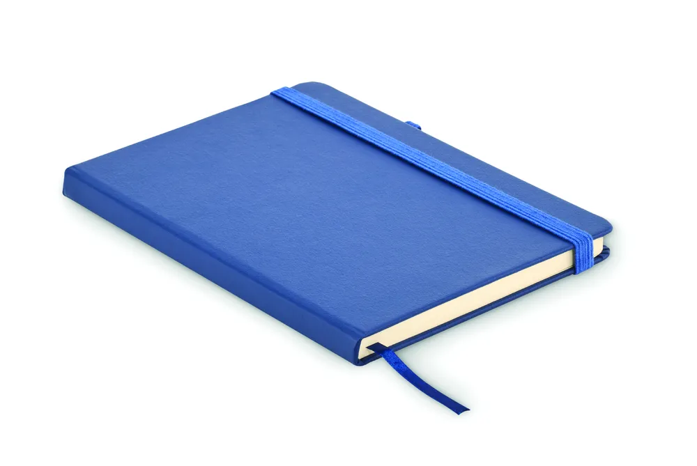 Arpu · Gerecycled PU A5 notitieboek – Blauw