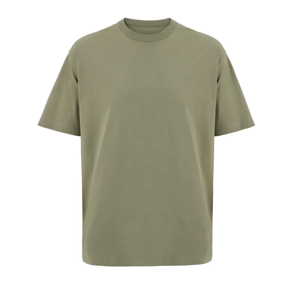 Boxy Men · Boxy Oversize T-shirt Heren – Khaki