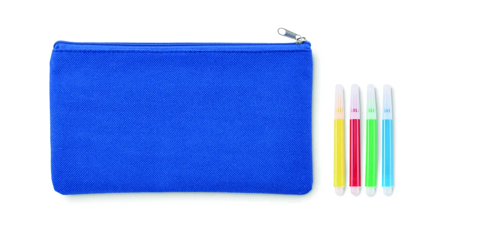 Kiddo · Etui met stiften – Royal blauw
