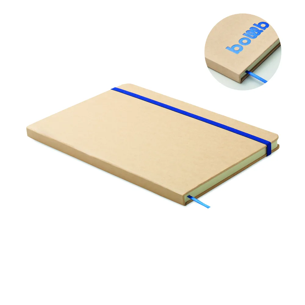 Route · Kleur onthullend A5 notitieboek – Blauw