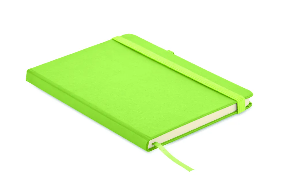 Arpu · Gerecycled PU A5 notitieboek – Limoen