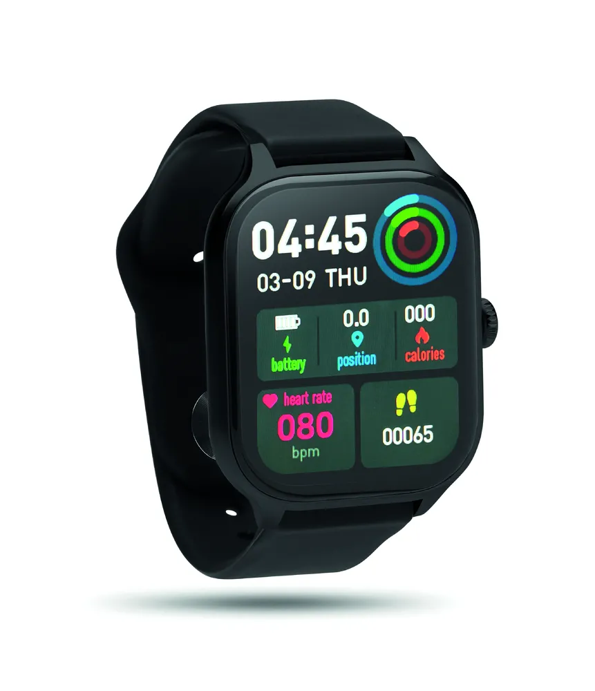 Irto · Smart gezondheidshorloge – Zwart