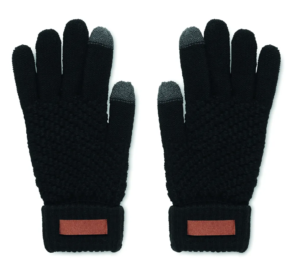 Takai · Rpet touchscreen handschoenen – Zwart