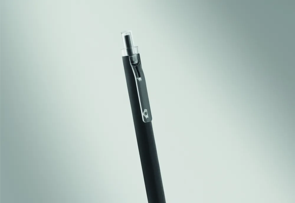 Nosta · Gerecyclede aluminium balpen – Zwart