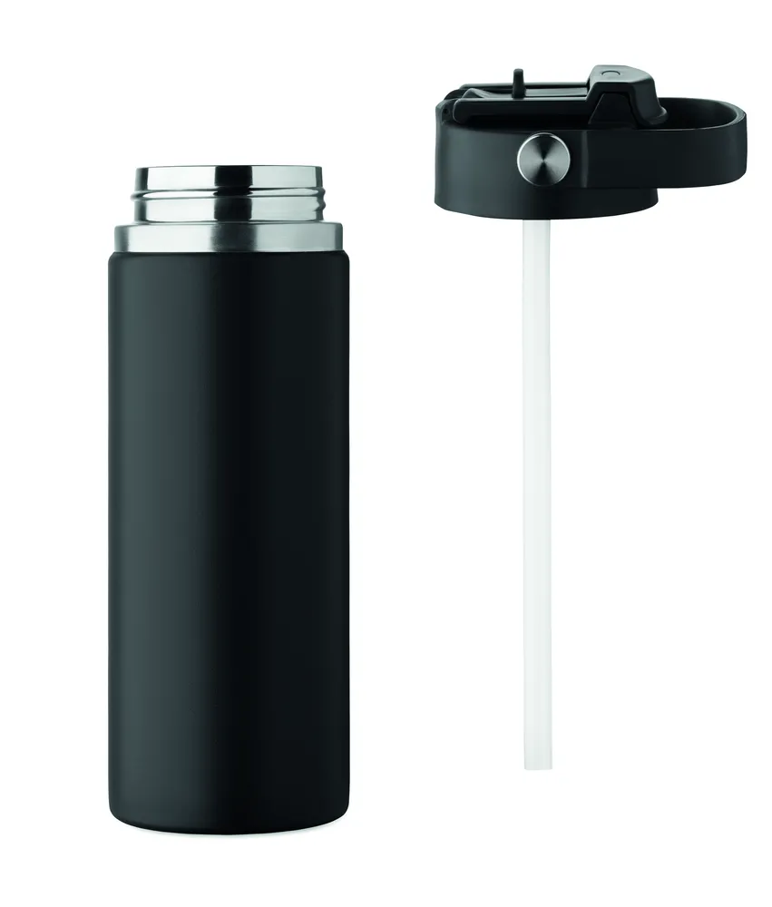Suma Grip · Dubbelwandige fles 500ml – Zwart