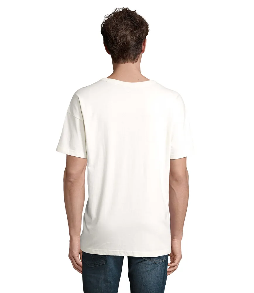 Boxy Men · Boxy Oversize T-shirt Heren – Gebroken wit