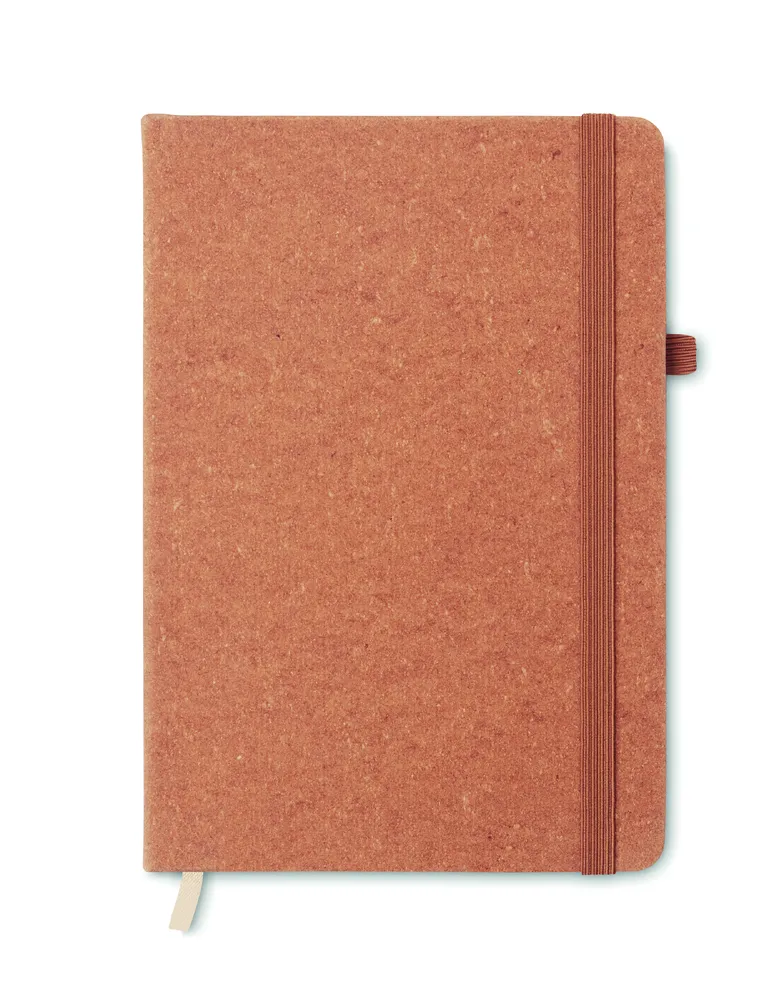 Baobab · Gerecycled PU A5 notitieboek – Bruin