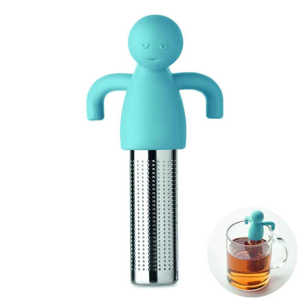 Ninot · Grappige thee-infuser – Babyblauw