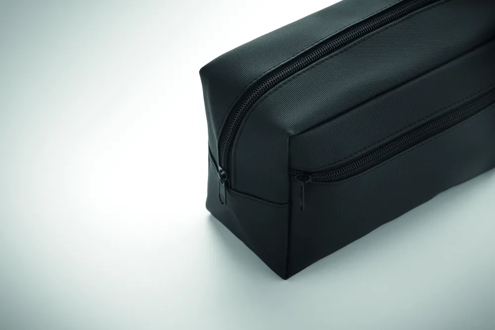 Doppkit · 600D RPET Toilettas – Zwart