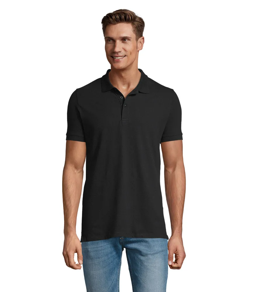 Phoenix Men · Phoenix heren polo 220g – Zwart