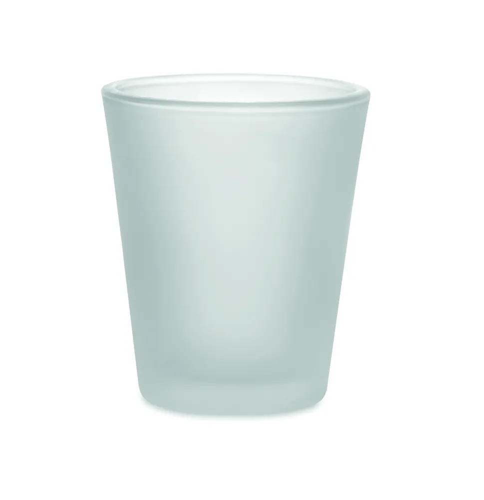 Songoblim · Sublimatie borrelglas 44ml – Transparant wit