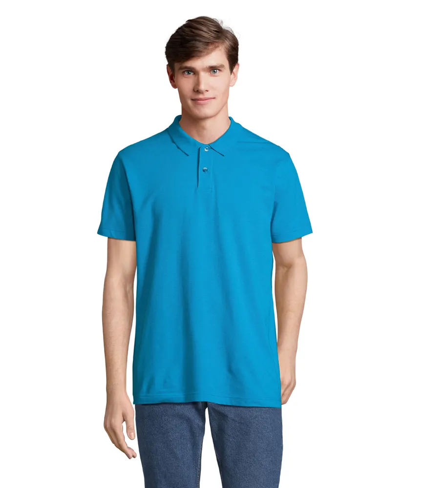Pulse Unisex Polo – Aqua