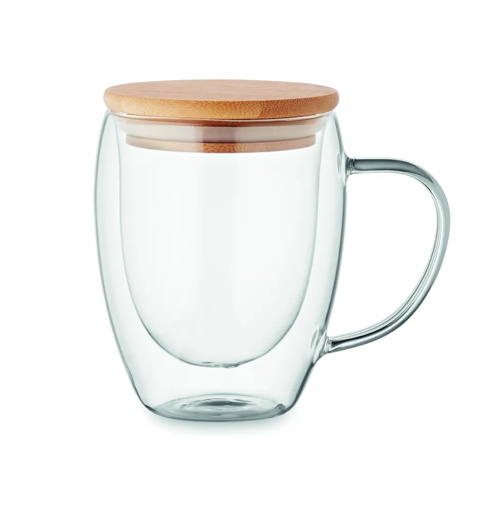 Tiral · Dubbelwandige mok 250 ml – Transparant