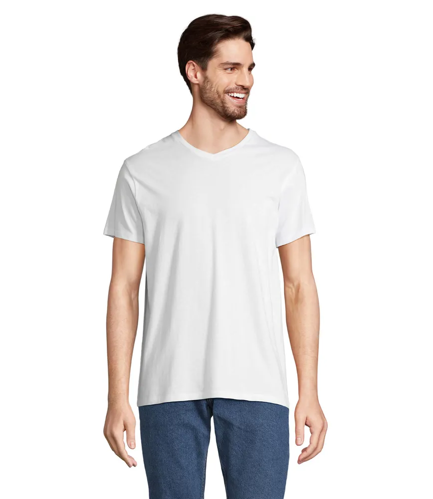 Regent V  V-Neck T-shirt – Wit