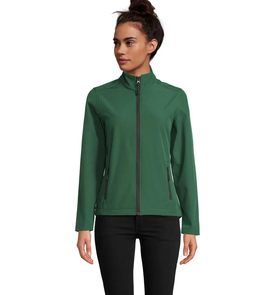 Race Women · Race dames shoftshell 280g – Flesgroen