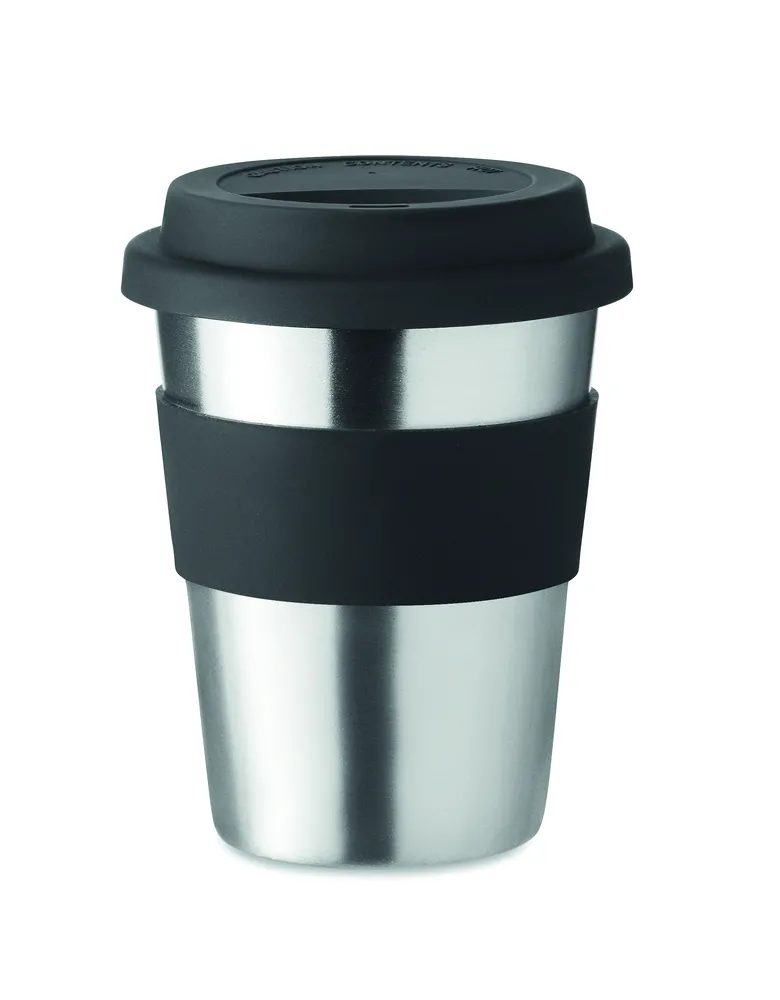 Irmug · Rvs drinkbeker 350 ml – Zwart