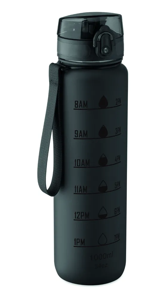 Isforden Mark · Sportwaterfles RPET 1L – Zwart