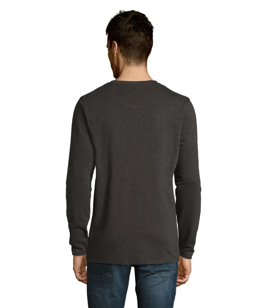 Imperial Lsl Men T-shirt190 – Charcoal melange