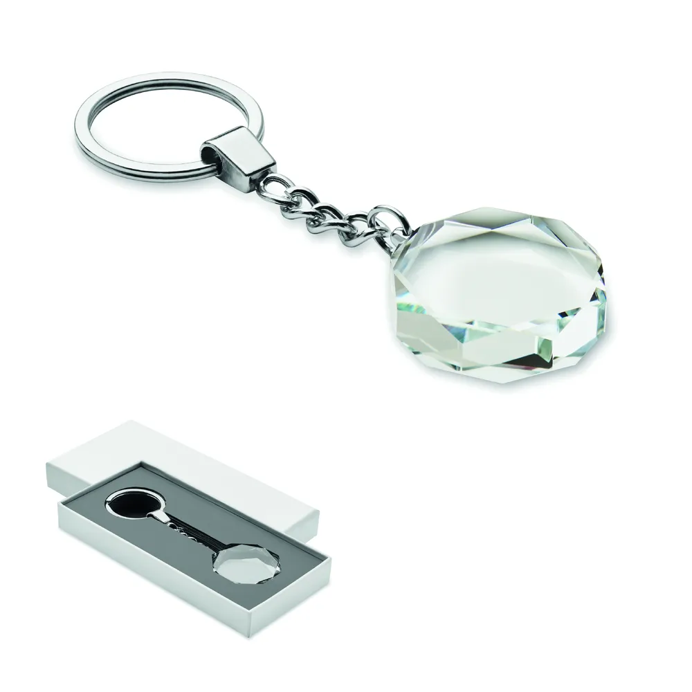 Roundward · Glazen ronde award hanger – Transparant